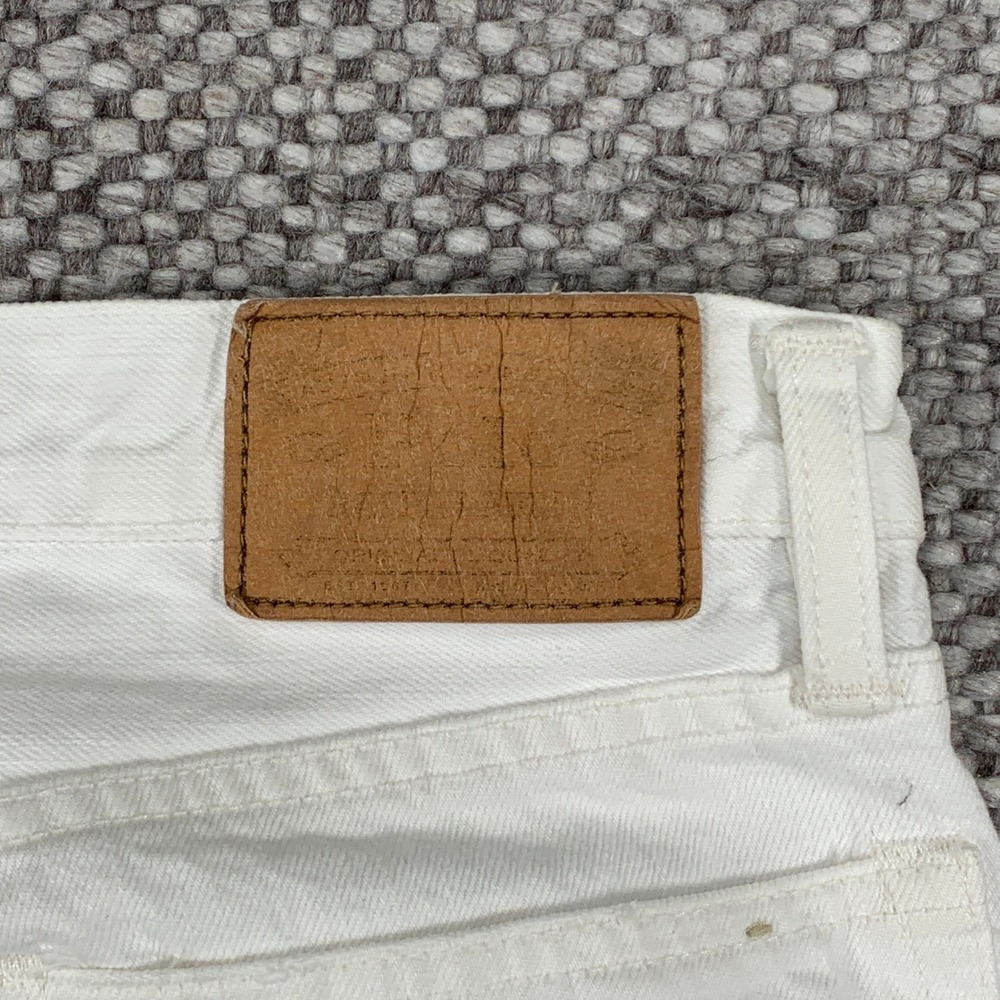 Polo Ralph Lauren Jeans Mens 34x34 White Varick Slim Straight Hudson Cotton - Picture 14 of 15